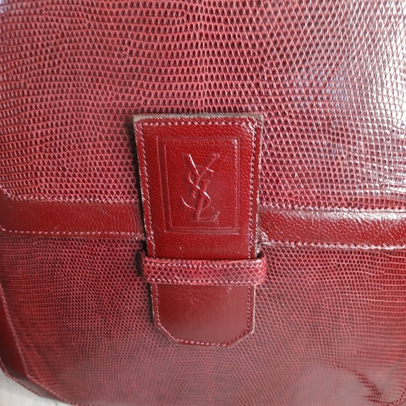Yves Saint Laurent Red Vintage Crossbody Bag - Picture 10 of 15